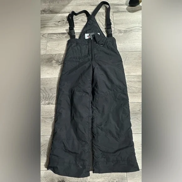 Obermeyer Kids Snow Ski Bibs Youth Size 6 Black Wore OnceI-Grow Never Used!!